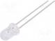 LED  5mm  blau  2900÷5000mcd  45°  20mA  2,6÷3,6V  Front  gewölbt