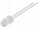 LED  5mm  blau  3800÷5500mcd  15°  20mA  2,8÷4V  Front  gewölbt