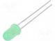 LED  5mm  blau  210÷350mcd  110°  20mA  2,6÷3,6V  Front  flach