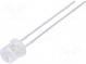 LED  5mm  grün  1300÷2900mcd  100°  20mA  2,6÷3,6V  Front  flach