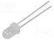 LED  5mm  grün  5000÷9000mcd  60°  20mA  2,8÷3,6V  Front  gewölbt