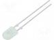 LED  oval  5,2x3,8mm  grün  1700÷2900mcd  110/40°  Front  gewölbt