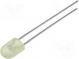 LED  oval  5,2x3,8mm  gelb  780÷1200mcd  110/40°  Front  gewölbt