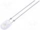 LED  oval  5,2x3,8mm  kaltweiß  2200÷3800mcd  110/40°  2,6÷3,6V
