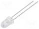 LED  5mm  rot  14÷23cd  10°  20mA  1,6÷2,6V  Front  gewölbt