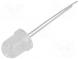 LED  8mm  weiß neutral  6500÷11000mcd  30°  Front  gewölbt