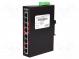 Switch PoE Ethernet  unverwaltet  Portanzahl  8  48÷55VDC  RJ45
