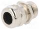 Kabelverschraubung  mit Erdung  M20  1,5  IP68  Mat  Messing