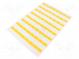 Etikett  25mm  33,5mm  gelb  selbstklebend  FLEXIMARK®  10Bl  Ø  7mm