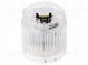 Signalgeber  Licht  LED  weiss  24VDC  IP65  Ø50x50mm  LR5  -20÷50°C