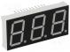 Display  LED  7-segmentig  20,32mm  rot  11mcd  Anode  Anz.Z 3  0,8