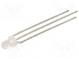 LED  3mm  zweifarbig  blau/ bernsteinfarben  110÷880mcd  40°