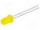LED  5mm  gelb  140÷380mcd  50°  20mA  2,05÷2,5V  Front  gewölbt