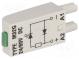Sicherungsmodul  Montage  Sockel  Signal  LED  Farbe  grün