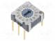 Kodierschalter  HEX/BCD  Pos  16  THT  RKontakt max  80mΩ  M