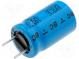 Kondensator  elektrolytisch  low ESR  THT  100uF  63VDC  Ø10x16mm