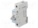 Überstromschalter  230/400VAC  lNenn  25A  Pole  1  DIN  Charakt  B