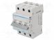 Überstromschalter  230/400VAC  lNenn  6A  Pole  3  DIN  Charakt  B