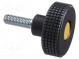 Rändelschraube  Ø  39,5mm  Außengew  M6  20mm  H  26,5mm  MBT-P