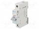 Überstromschalter  230/400VAC  lNenn  25A  Pole  1  DIN  Charakt  C