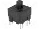 Mikroschalter TACT  DPST-NO + DPST-NC  Schaltstellungen 2  THT