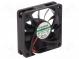 Lüfter  DC  axial  12VDC  60x60x15mm  44,62m3/h  34,2dBA  Vapo