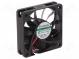 Lüfter  DC  axial  12VDC  60x60x15mm  38,53m3/h  29,2dBA  Vapo