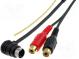 Aux-Adapter  RCA  Audi,Seat,VW,Škoda  1m
