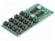Click board  Tastatur 16 Tasten  SPI  HC165AG  mikroBUS Stecker