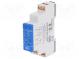 Relais  Installation  NC x2 + NO x2  UStrom 230VAC  Montage  DIN