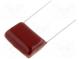 Kondensator  Polyester  1uF  400VDC  Rastermaß  20mm  ±10%
