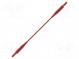 Messleitung  10A  Bananenstecker 2mm,beiderseitig  L  1m  rot