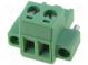 Klemmleiste abschaltbar  5,08mm  Wege  2  gerade  Stecker  grün
