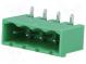 Klemmleiste abschaltbar  5,08mm  Wege  4  90°-Winkel  Buchse  THT