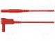 Messleitung  16A  verkleidet  L  1m  rot  Querschn.Leitg  1mm2