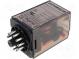 Relais  elektromagnetisch  3PDT  220VAC  10A  Industrie  Serie  MT