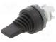 Schalter  Hebelschalter  1-stellig  22mm  schwarz  IP66  -25÷70°C