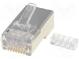 Stecker  RJ45  44915  PIN  8  Kat  6  abgeschirmt,mit Aderführung