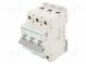 Überstromschalter  230/400VAC  lNenn  10A  Pole  3  DIN  Charakt  B