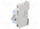 Überstromschalter  230/400VAC  lNenn  6A  Pole  1  DIN  Charakt  C