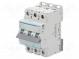 Überstromschalter  230/400VAC  lNenn  6A  Pole  3  DIN  Charakt  C
