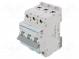 Überstromschalter  230/400VAC  lNenn  10A  Pole  3  DIN  Charakt  C