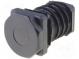 Einsteckbuchse  für Profile  Korpus  schwarz  H  34mm  L  25mm