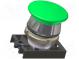 Schalter  Druck-  1-stellig  22mm  grün  IP55  1000000Zyklen