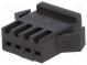 Wire-wire  plug  female  NPP  2.5mm  PIN  4  w/o contacts  for cable