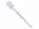 LED  5mm  gelb-grün  2500mcd  12°  20mA  2,2÷2,4V  Front  gewölbt