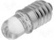 LED lamp  white  E10  12VDC  90mW  30°