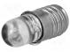 LED lamp  yellow  E10  12VDC  90mW  30°