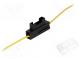 Buchse  KFZ-Sicherungen  19mm  0,5mm2  3A  gelb