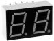Display  LED  7-segmentig  10mm  bernsteinfarben  40mcd  Kathode